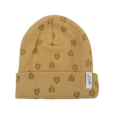 Lodger Beanie Print Rib Honey - 6 - 12 měsíců - obrázek