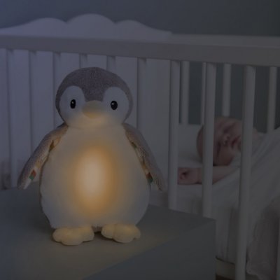 Zazu šumící zvířátko s nočním světlem a hlasovým rekordérem - Tučňák Pheobe - obrázek