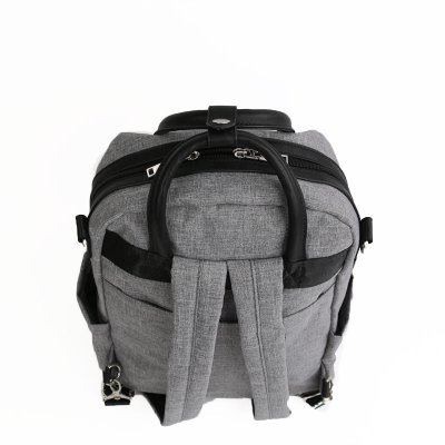 Joissy přebalovací batoh a taška na kočárek 2v1 Fave - Grey Melange - obrázek