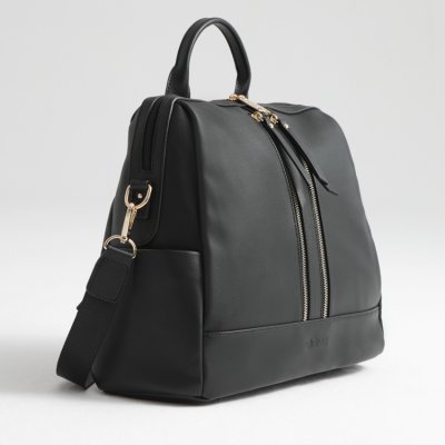 Joissy přebalovací batoh a taška na kočárek 2v1 Mini 2.0 - Black/Gold - obrázek