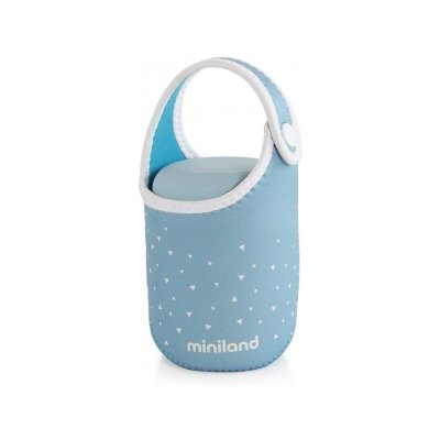 Miniland termoska na jídlo Silky 280 ml - Blue - obrázek