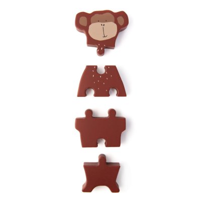 Trixie dřevěné zvířecí tělo puzzle - Mr. Monkey - obrázek