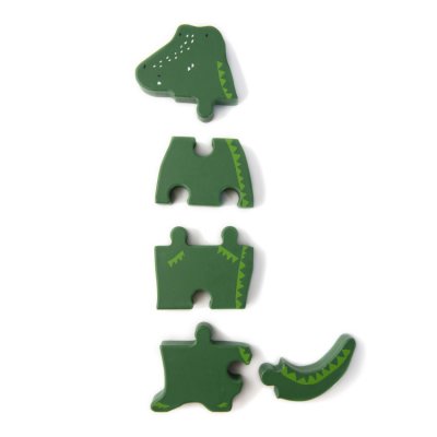 Trixie dřevěné zvířecí tělo puzzle - Mr. Crocodile - obrázek