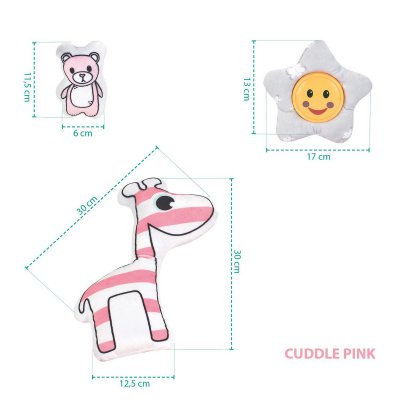 Zopa Hrací deka Comfort - Cuddle Pink - obrázek