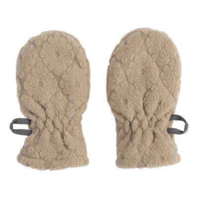 Lodger Mittens Folklore Fleece Beige - 0 - 12 měsíců - obrázek