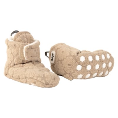 Lodger Slipper Folklore Fleece Beige - 6 - 12 měsíců - obrázek