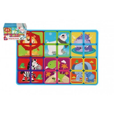 Teddies puzzle magnetické deskové - Zvířata - obrázek