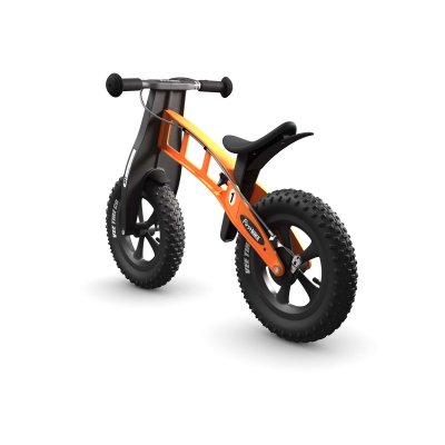 First Bike Odrážedlo Fat Edition s ruční brzdou - Orange - obrázek