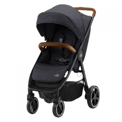 Britax Römer B-Agile R kočárek - Black Shadow/Brown 2023 - obrázek