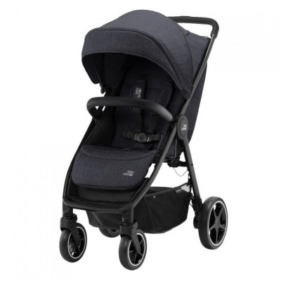 Britax Römer B-Agile R kočárek - Black Shadow/Brown 2023