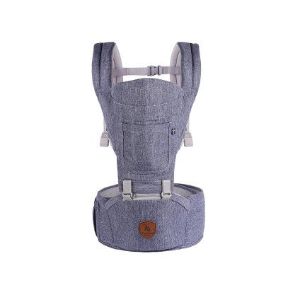 EcoViking Baby Carrier 360° - Blue Melange - obrázek