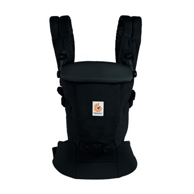 Ergobaby nosítko Adapt Soft Touch Cotton - Onyx Black - obrázek