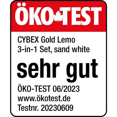 Cybex Gold Lemo 3v1 - Sand White - obrázek