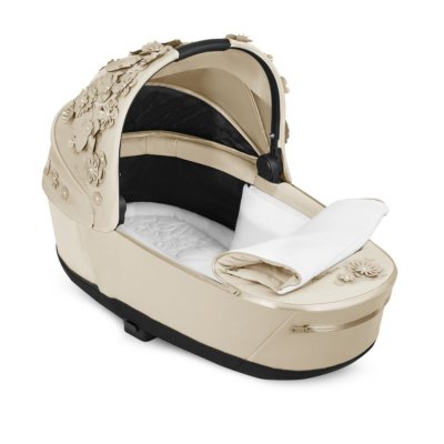 Cybex Platinum Priam Lux korba Simply Flowers - Mid Beige - obrázek