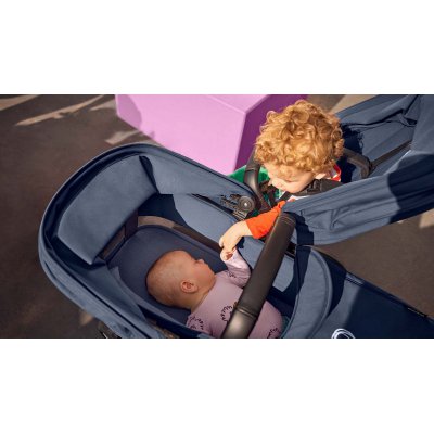 Bugaboo Donkey5 Duo Nástavec Mineral - Washed Black - obrázek