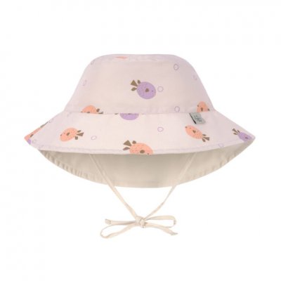 Lässig Bucket Hat Oboustranný klobouček Fish - Light Pink, 7 - 18 m