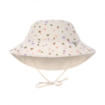 Lässig Bucket Hat Oboustranný klobouček Pebbles - Multicolor/Milky, 7 - 18 m