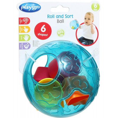 Playgro Vkládací míček s tvary - obrázek