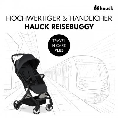 Hauck Travel N Care Plus Cestovní kočár - Black - obrázek