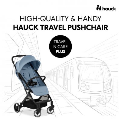 Hauck Travel N Care Plus Cestovní kočár - Dusty Blue - obrázek