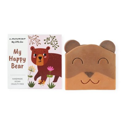 Almara Soap My Little Zoo Přírodní mýdlo pro děti - My Happy Bear - obrázek