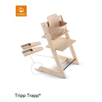 Stokke Tripp Trapp Židlička + DÁREK Baby Set Natural - obrázek