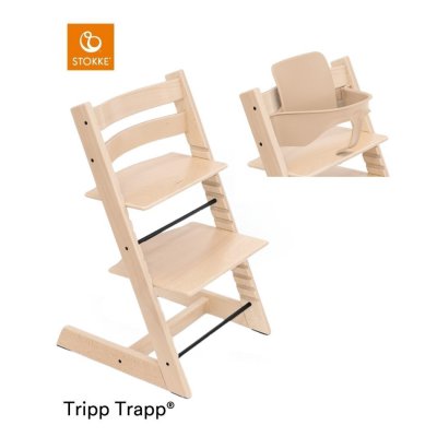 Stokke Tripp Trapp Židlička + DÁREK Baby Set Natural