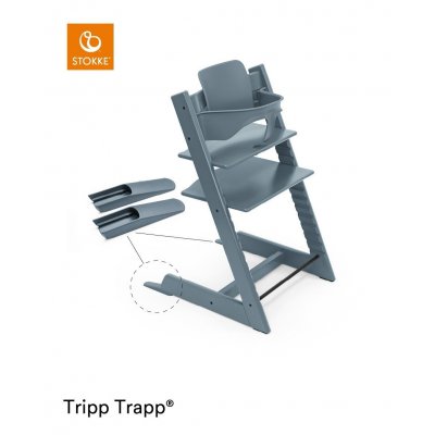 Stokke Tripp Trapp Židlička + DÁREK Baby Set Fjord Blue - obrázek