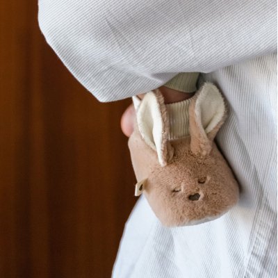 BIBS Kangaroo Dětské bačkůrky - Vanilla - obrázek
