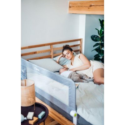 MoMi Lexi XL Zábrana na postel - Tmavě šedá - obrázek