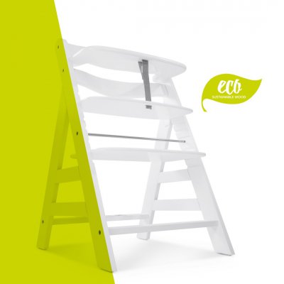 Hauck Alpha+ Set Dřevěná židle White s polstrováním Sweety zdarma - obrázek