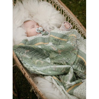Elodie Details Deka Soft Cotton Blanket William Morris - Owl & Willow - obrázek