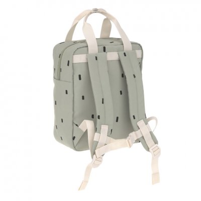 Lässig Dětský batoh Mini Square Backpack Happy Prints - Light Olive - obrázek