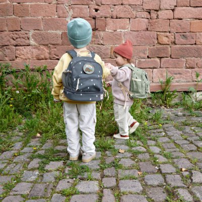 Lässig Dětský batoh Mini Backpack Happy Prints - Midnight Blue - obrázek