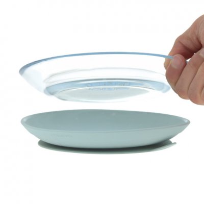 Lässig Set nádobí ze skla a silikonu - Blue - obrázek