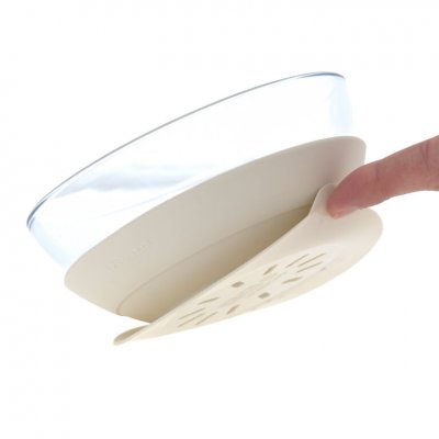 Lässig Set nádobí ze skla a silikonu - Nature - obrázek