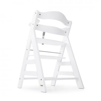 Hauck Alpha+ Set Dřevěná židle White s polstrováním Teddy Grey zdarma - obrázek