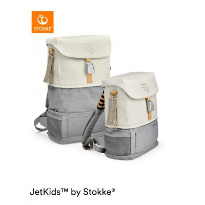 Jetkids by Stokke BedBox + Crew Backpack Zdarma - Full Moon/White - obrázek