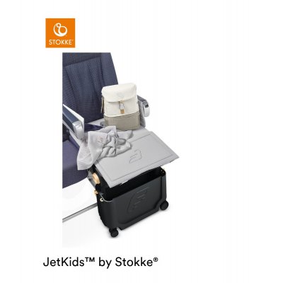 Jetkids by Stokke BedBox + Crew Backpack Zdarma - Lunar Eclipse/White - obrázek