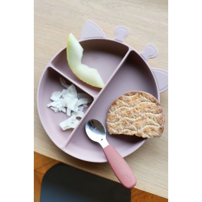 Nuuroo Orla Silikonový dělený talíř - Woodrose - obrázek