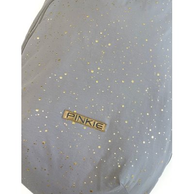 Pinkie Lehký fusak s podélnými otvory Shine Gold - Grey - obrázek