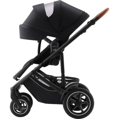 Britax Römer Set kočárek Smile 5Z + hluboká korba + Baby-Safe Pro + Vario Base 5Z - Galaxy Black - obrázek