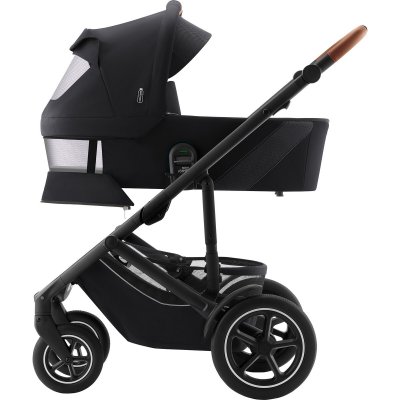 Britax Römer Set kočárek Smile 5Z + hluboká korba + Baby-Safe Pro + Vario Base 5Z - Galaxy Black - obrázek