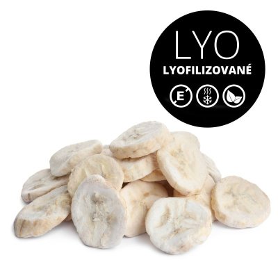 MoonFood Lyofilizované ovoce - Banán, 100 g