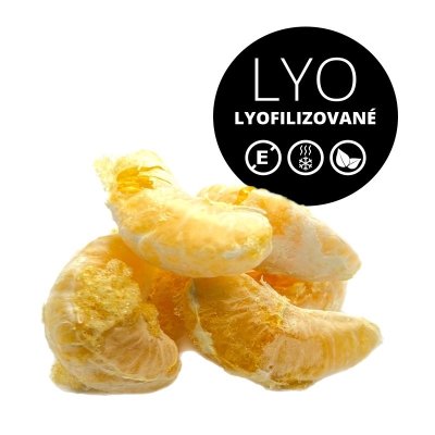 MoonFood Lyofilizované ovoce - Mandarinka, 100 g