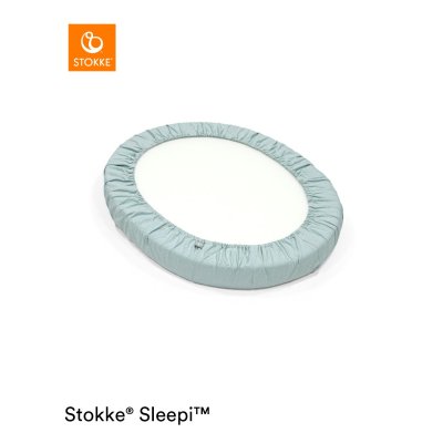 Stokke Sleepi Mini Prostěradlo V3 Dots Sage - obrázek