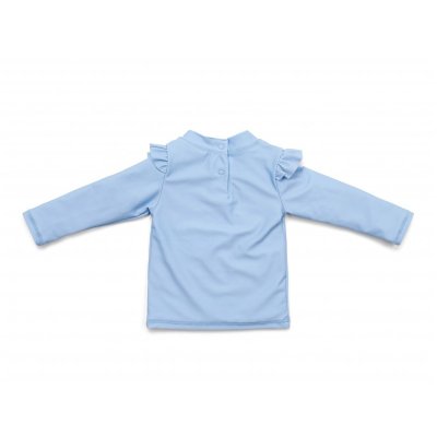 Little Dutch Plavecké triko dlouhý rukáv - Daises Blue, vel. 98/104 - obrázek