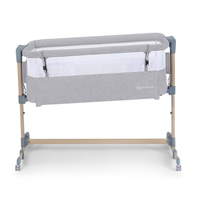 Kinderkraft Select Neste Air Dětská polohovatelná postýlka - Grey Wood Premium - obrázek