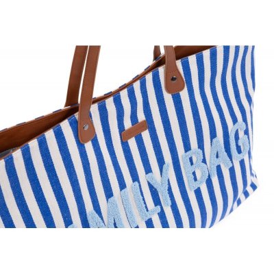 Childhome Cestovní taška Family Bag - Canvas Electric Blue - obrázek