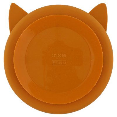 Trixie Dětský silikonový talíř s přísavkou - Mr. Fox - obrázek